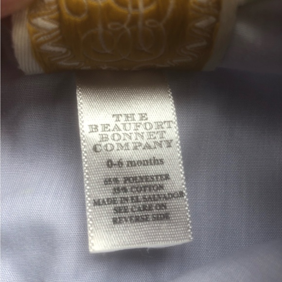 The Beaufort Bonnet Company Alligator Jon Jon Romper 0-6 Months - Picture 7 of 8